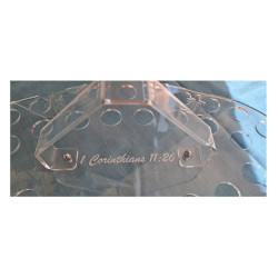 Communion Tray Perspex 40 hole     (**NEW**)